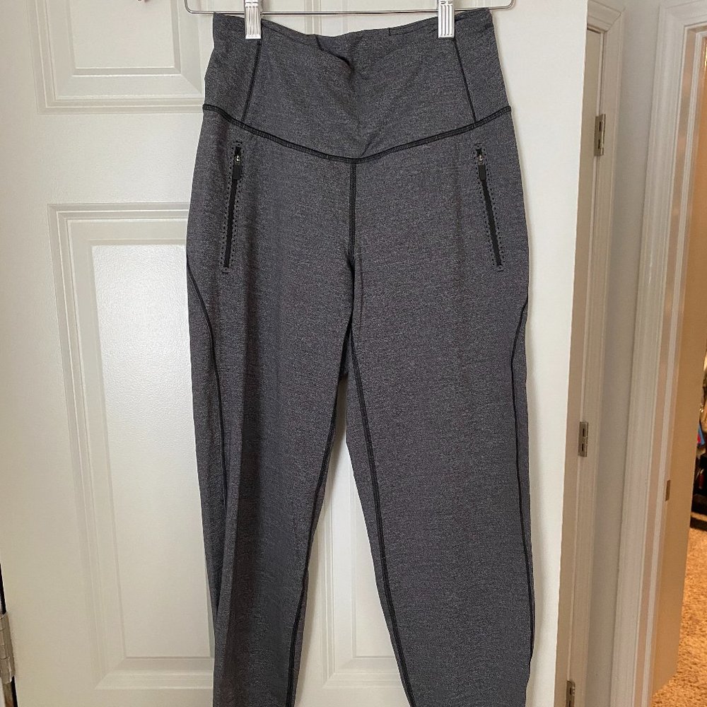 Lululemon Heathered Grey Joggers with Pockets